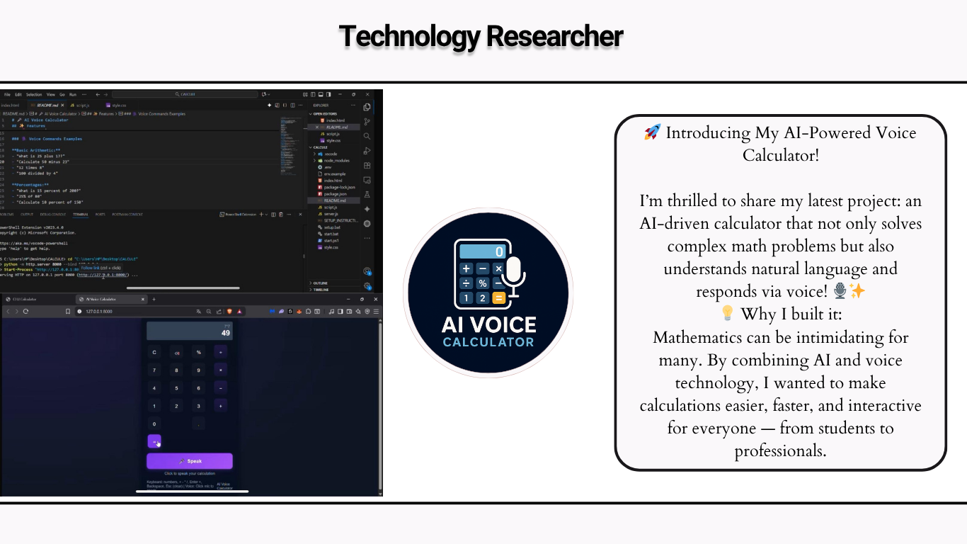 AI Voice Calculator - AI-Powered Voice Calculator