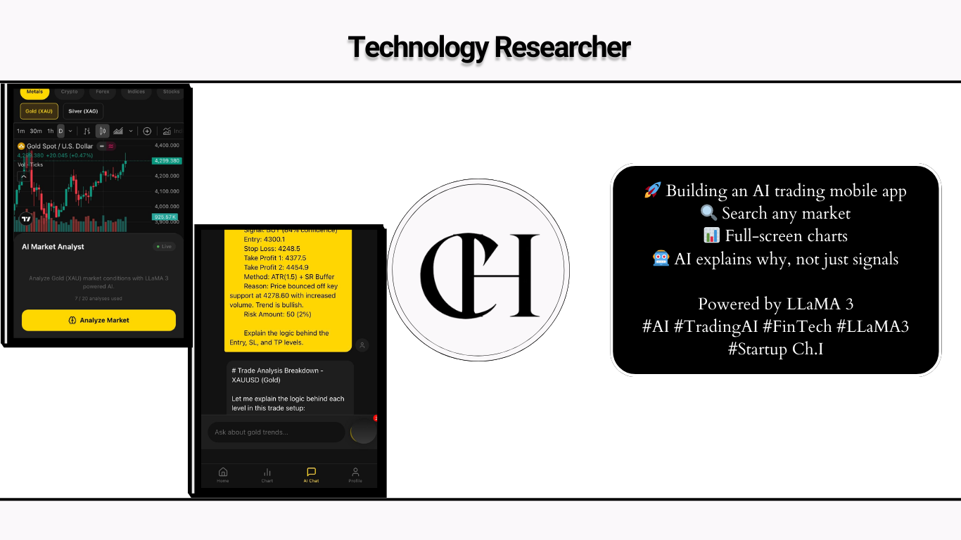 Ch-I AI Trading Mobile App - Explainable AI with LLaMA 3
