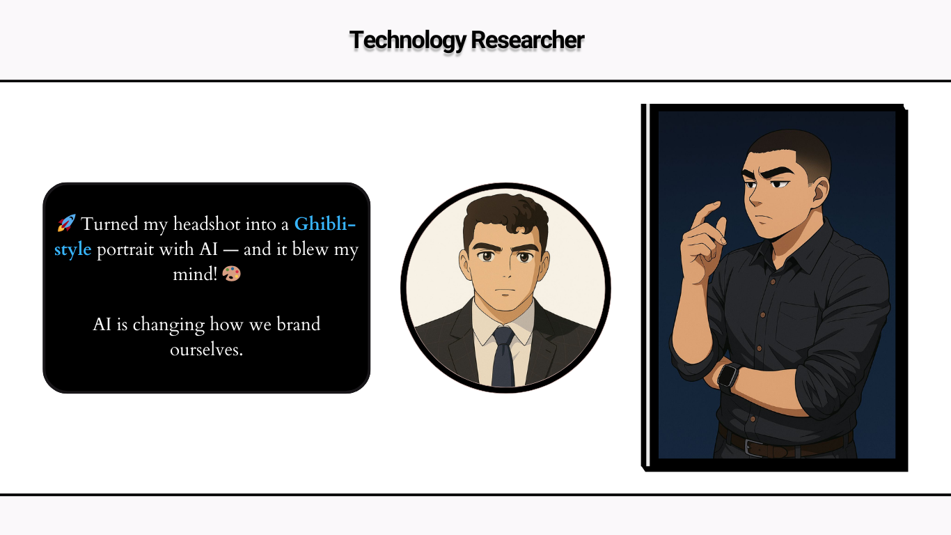 Ghibli-style AI Portrait